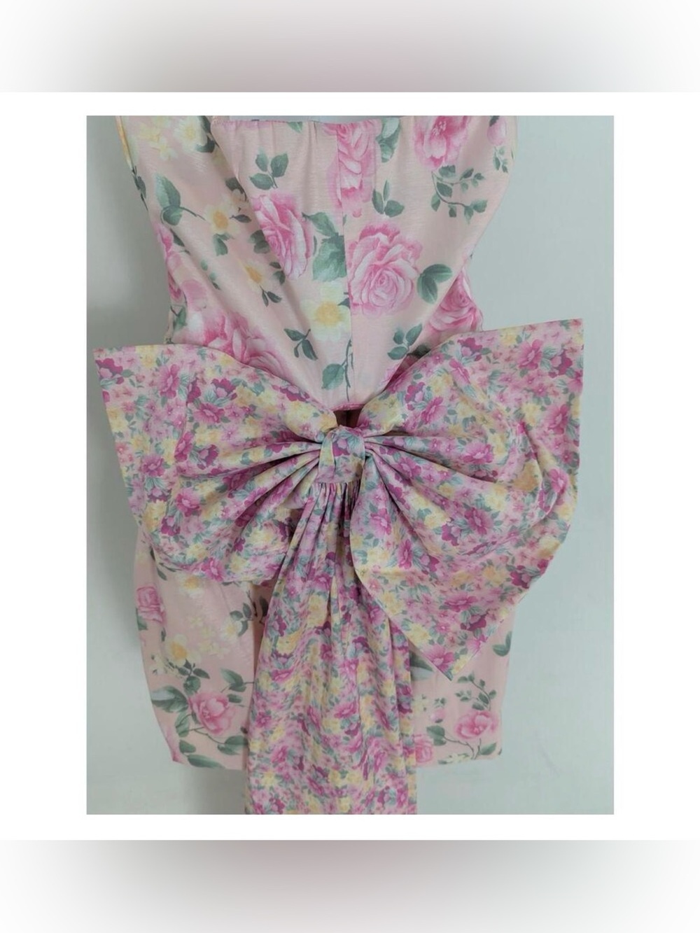 Thirty Thirty Strapless Floral Bow Back - Picture 5 of 5